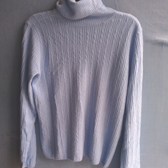 Blue Turtleneck Sweater | Poshmark